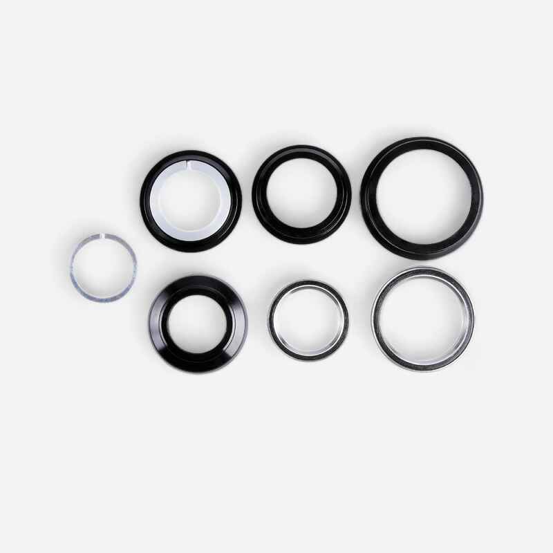 Jeu De Direction Semi-intégré M-Wave ZS44/56 – 1 1/8″ – 1,5″, Roulements Acier, Taille 28,6/44/39,8 Mm, Pour Vélo