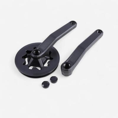 Mechanizm korbowy jednorzędowy do 9-b. 32T 170 mm oś kwadratowa