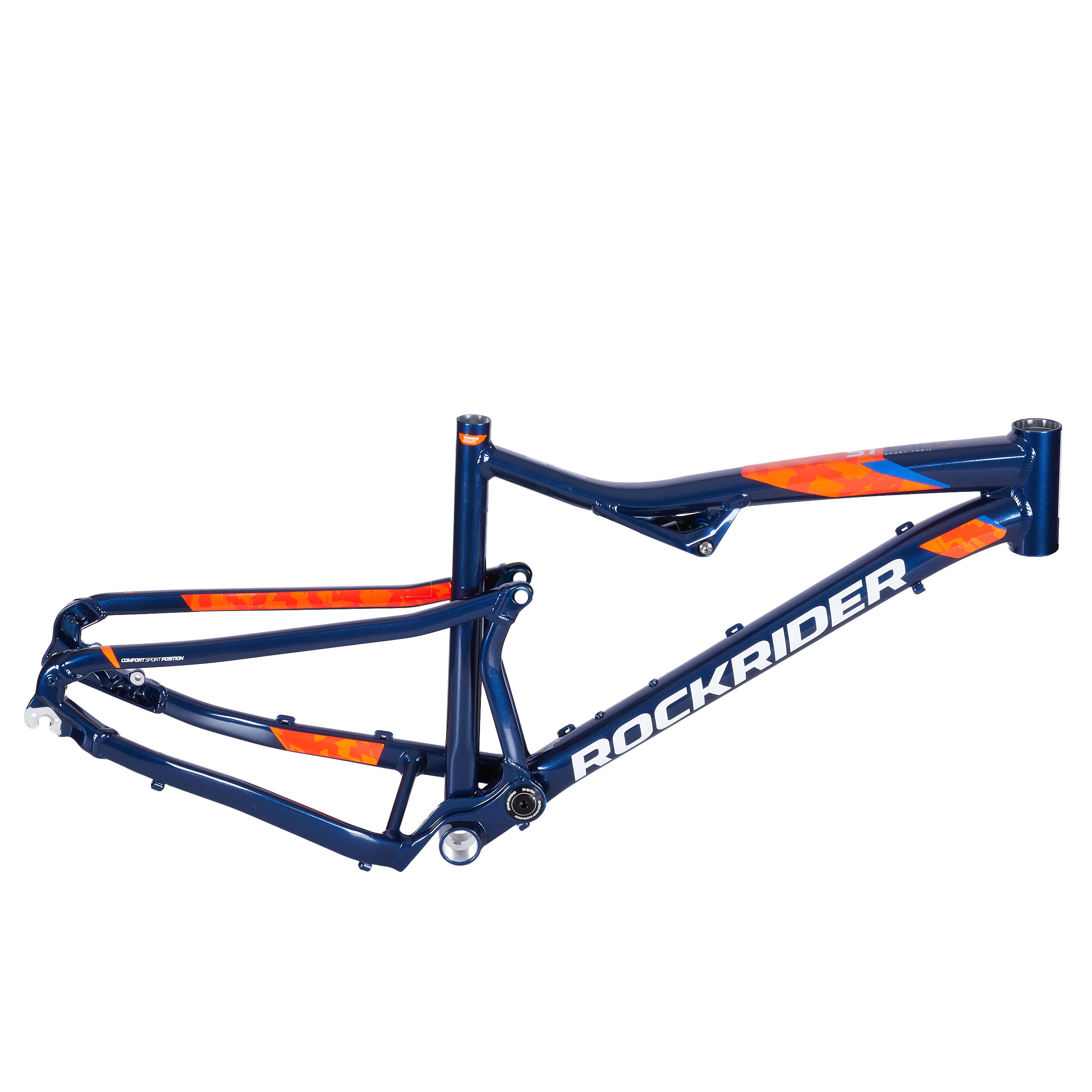 Telaio MTB ROCKRIDER ST 540S azzurro-arancione 27.5\