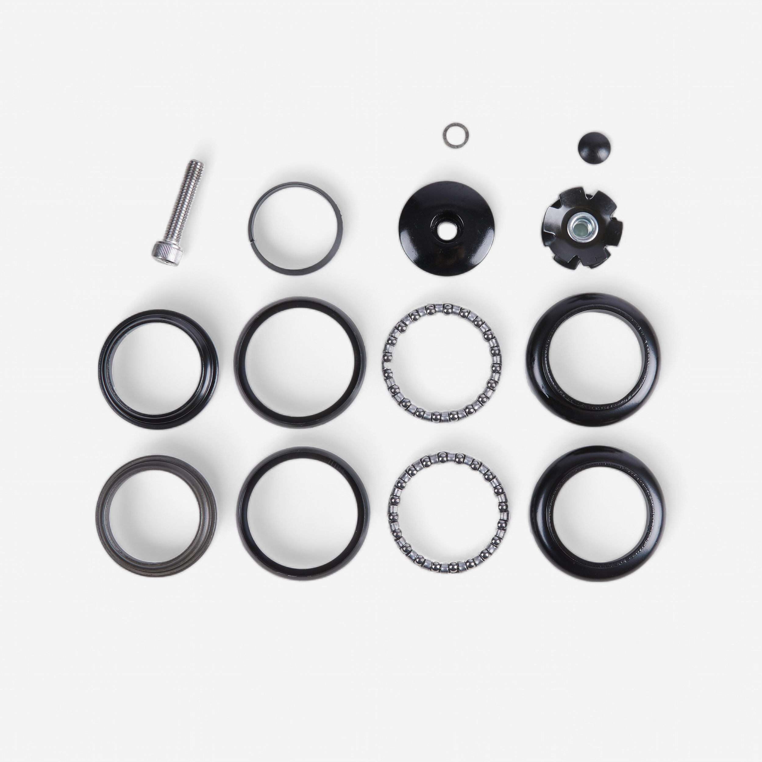 Jeu de direction 1"1/8 cuvette externe  ahead ec34/28.6 ec34/30 noir - Pièces détachées cycle - Rockrider- Clubs - Entreprises - Collectivités - Associations