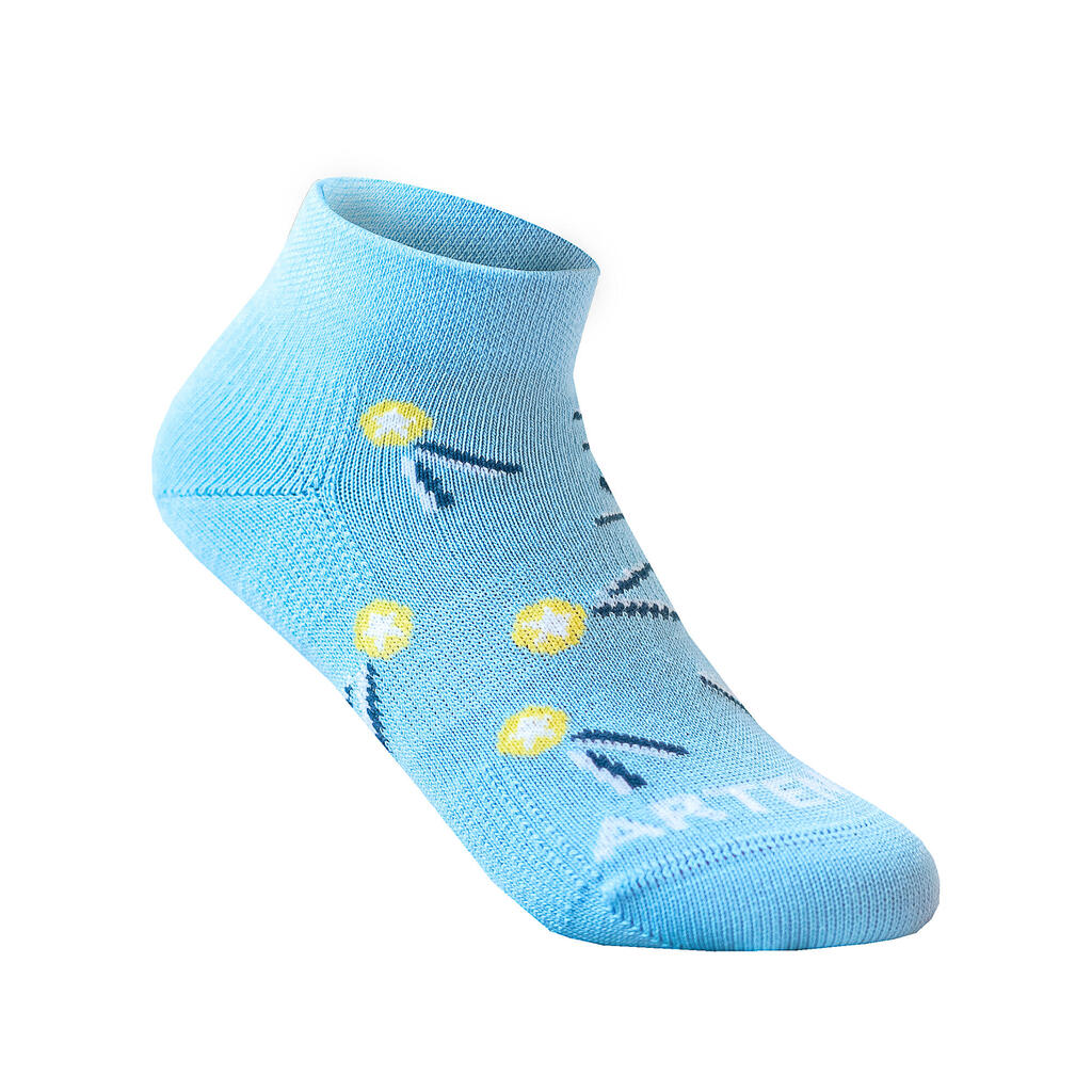 Tennissocken Kinder - RS 160 Mid 3er-Pack weiss