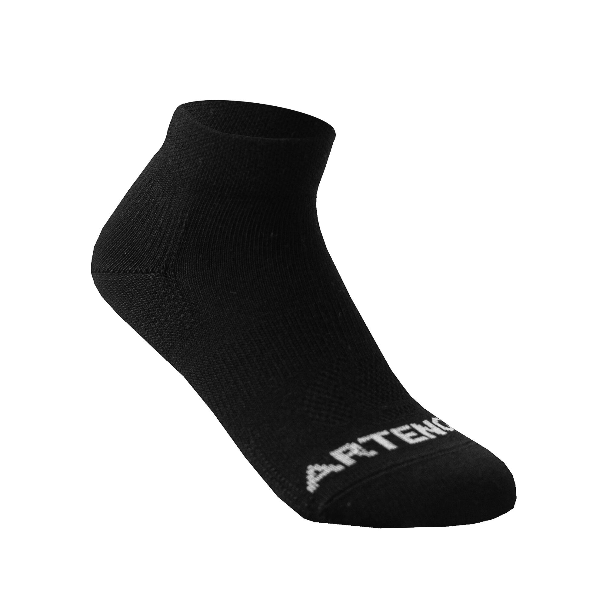 Kids' Mid-Cut Sports Socks RS 160 Tri-Pack - Navy/White/Black 4/4