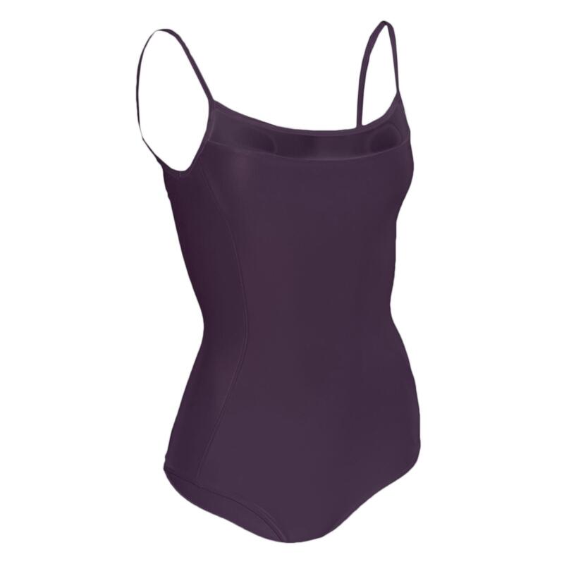 Maillot ballet tirantes finos Niña Starever violeta oscuro