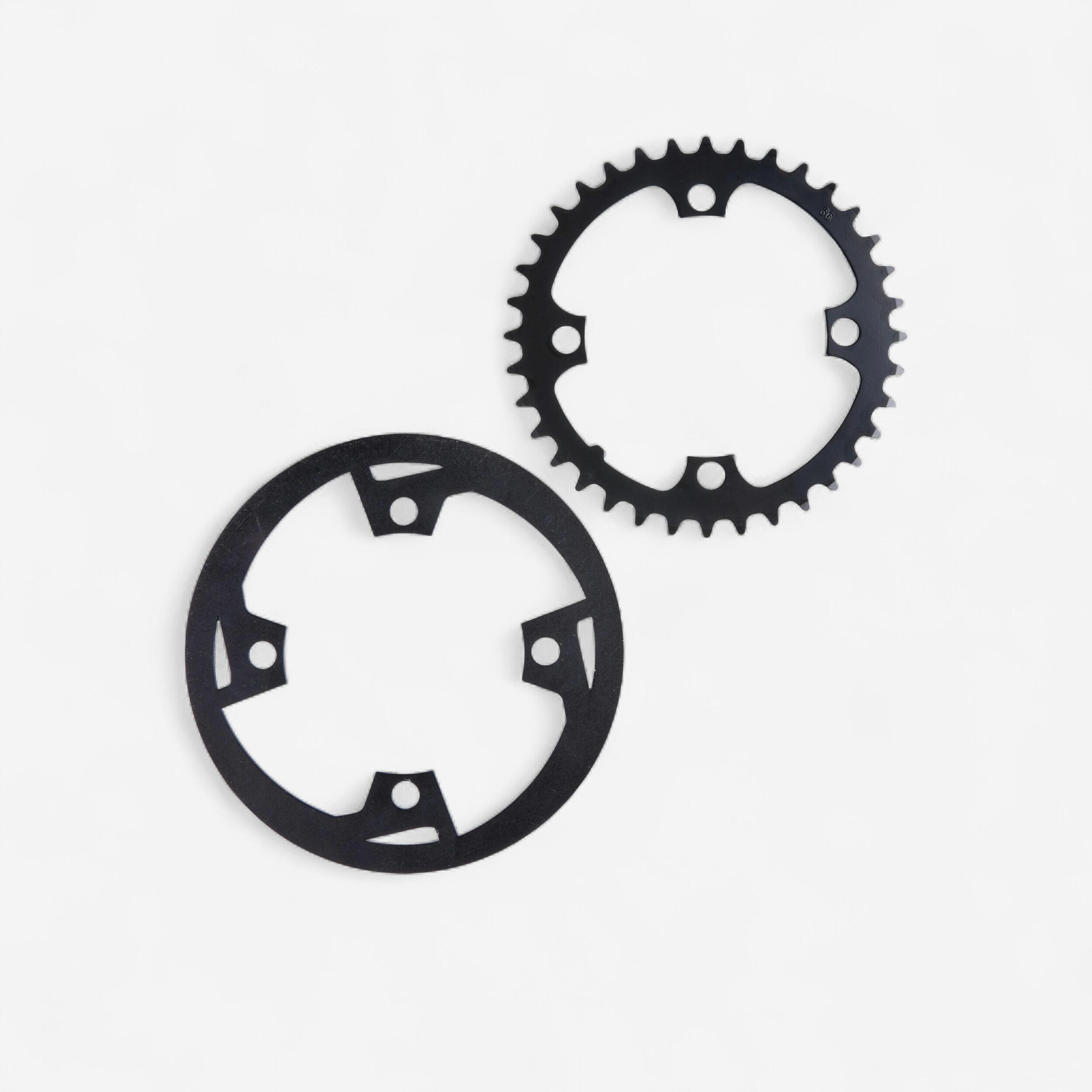 RIVERSIDE Corona bici trekking 36 denti + carter