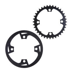 Chainring 36 Teeth Aluminium w/ Chain Guard Hybrid Bike