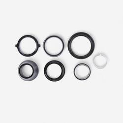 JEU DE DIRECTION SEMI INTÉGRÉ AVEC BUTEES 1.5" - 1"1/8 PIVOT CONIQUE