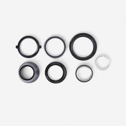 Stery rowerowe Btwin pół-zintegrowane 1,5"/1"1/8 stożkowe