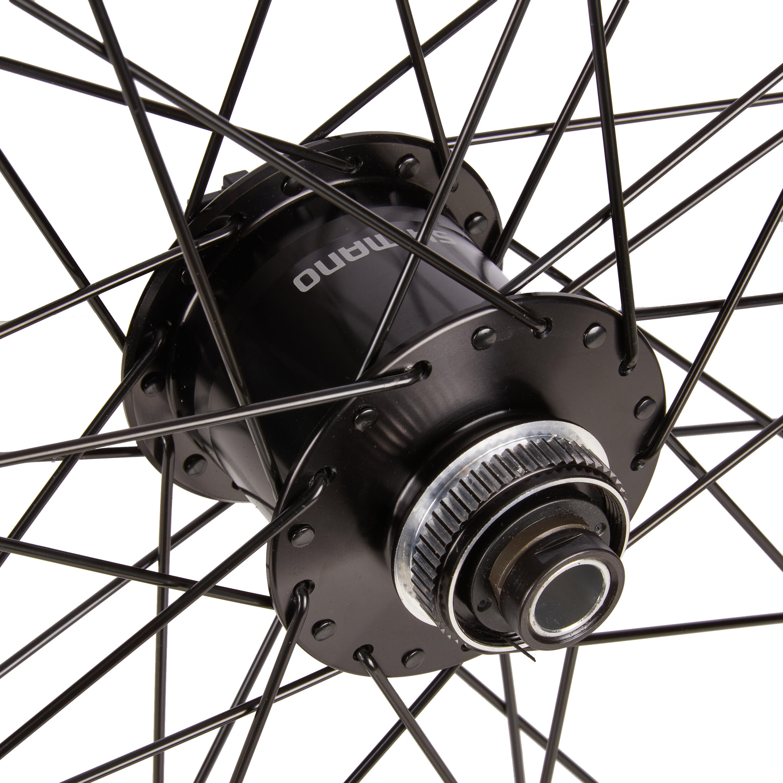 Voorwiel 28" hybridefiets Shimano Deore XT dynamo compatibel met smartphonelader 2/4