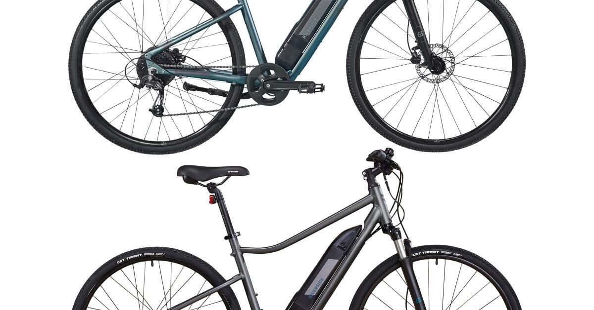 E-bike Cross Bike 28 Zoll Riverside 500e E-BIKE CROSS BIKE 28 ZOLL RIVERSIDE 500E GRAU/GRÜN