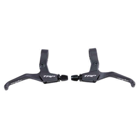 Pair of V-Brake Type Brake Levers Spyke - Black