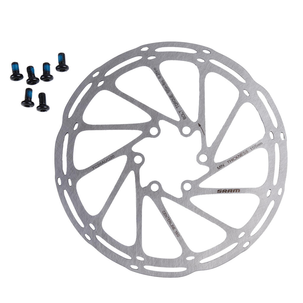 160 mm Disc Centerline