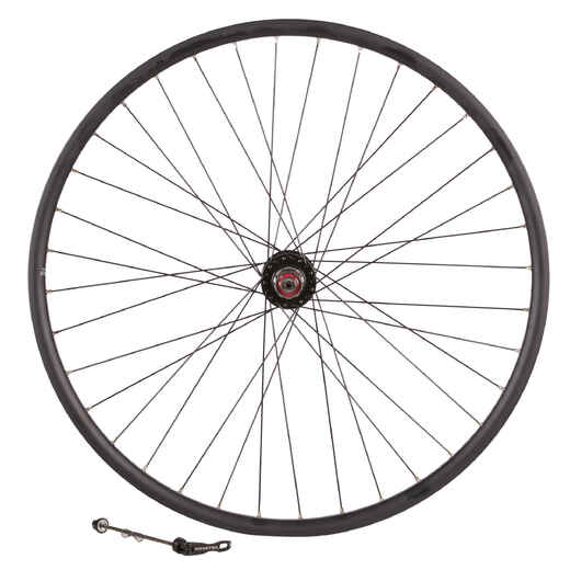 
      28" Reinforced Double-Walled Disc Brake QR Hybrid Bike Wheel - Black
  