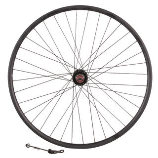 Ruota posteriore bici trekking 28" rinforzata nera