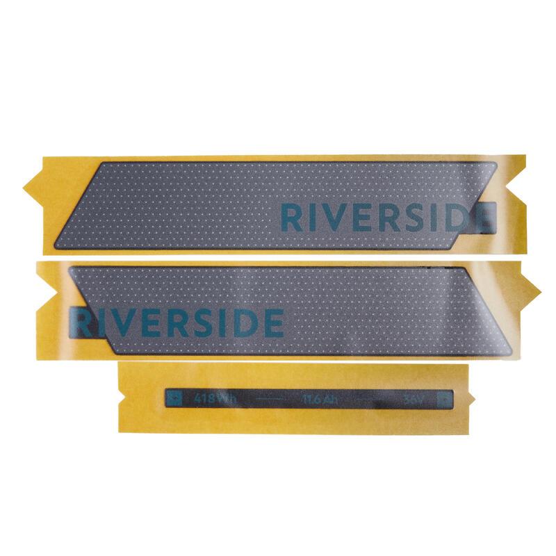 Adesivo batteria Riverside 500E grigio-verde