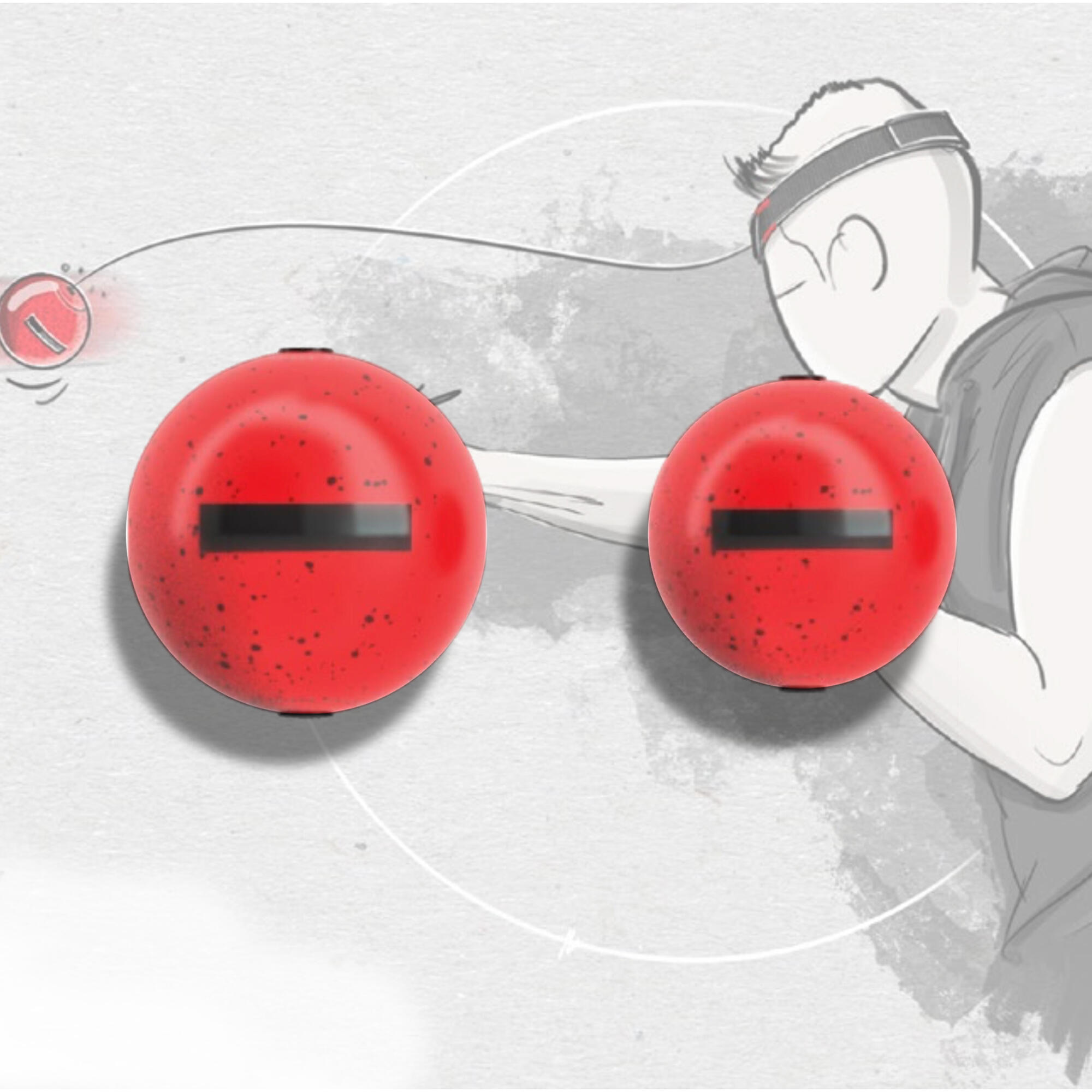 Boxing Reflex Ball Kit with 2 Balls - OUTSHOCK