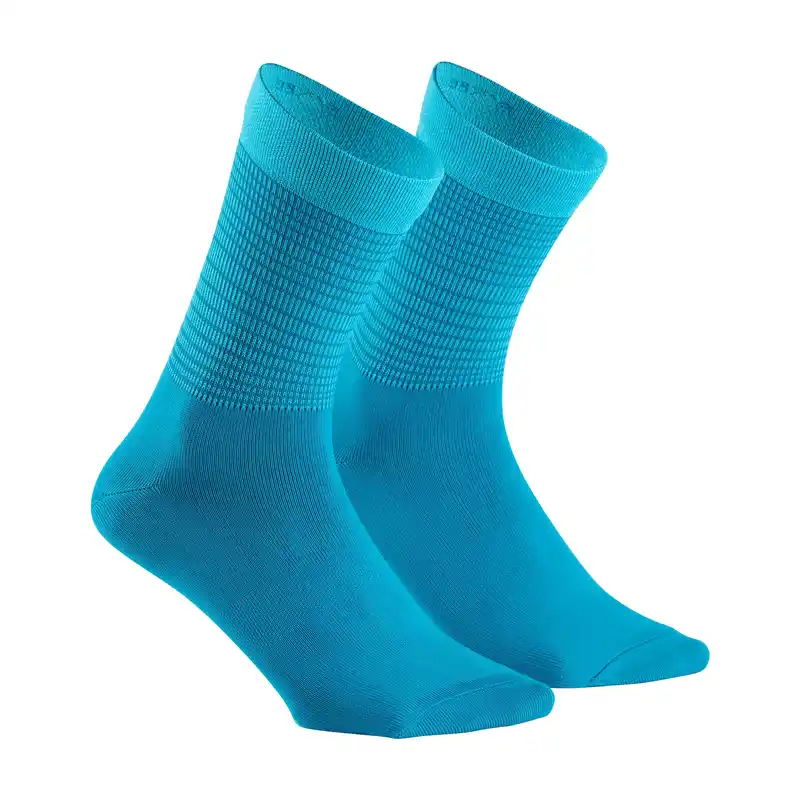 Summer Road Cycling Socks 520 - Blue