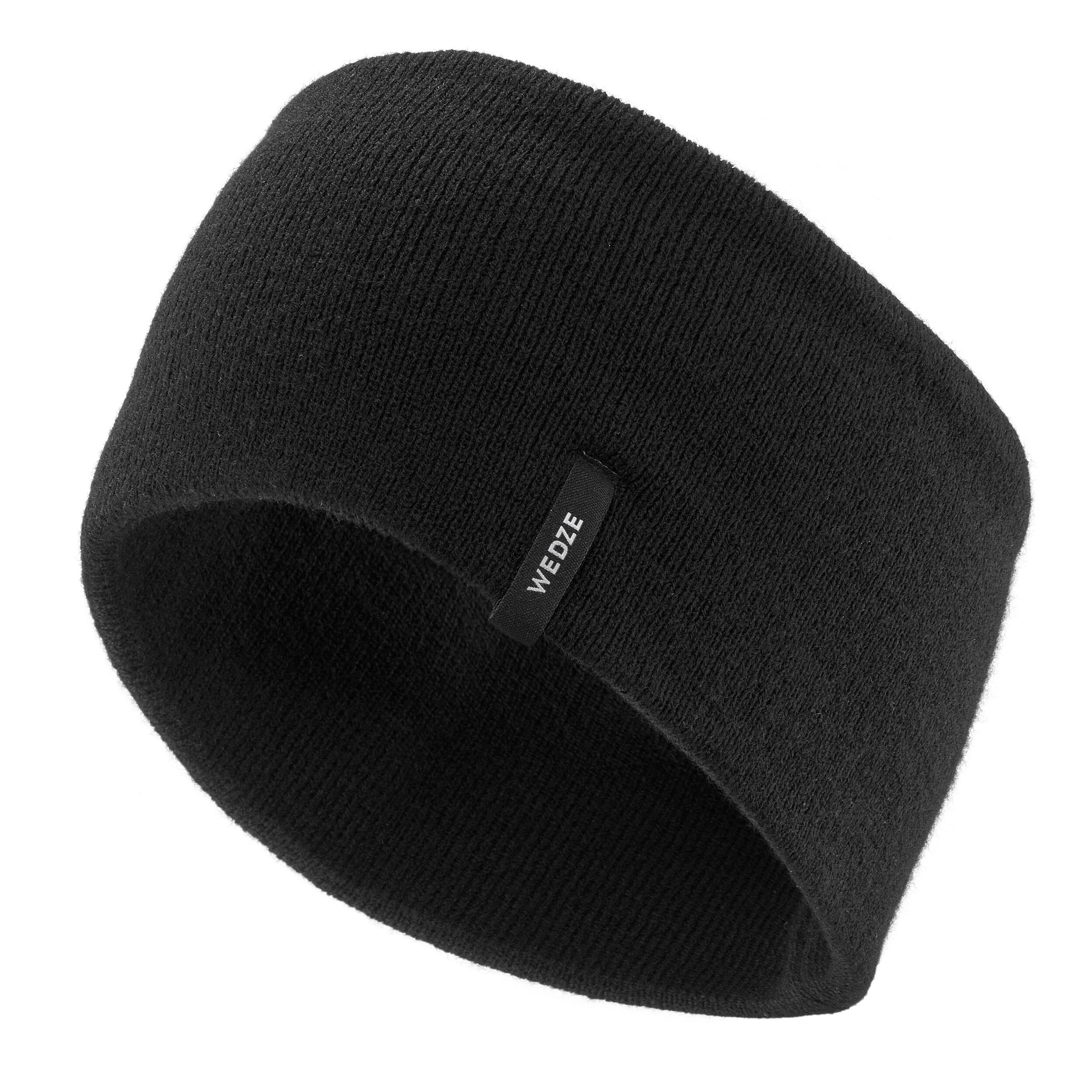 Simple Ski Headband - Black - graphite black - Wedze - Decathlon