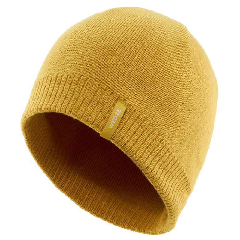 BONNET DE SKI ADULTE - SIMPLE - OCRE