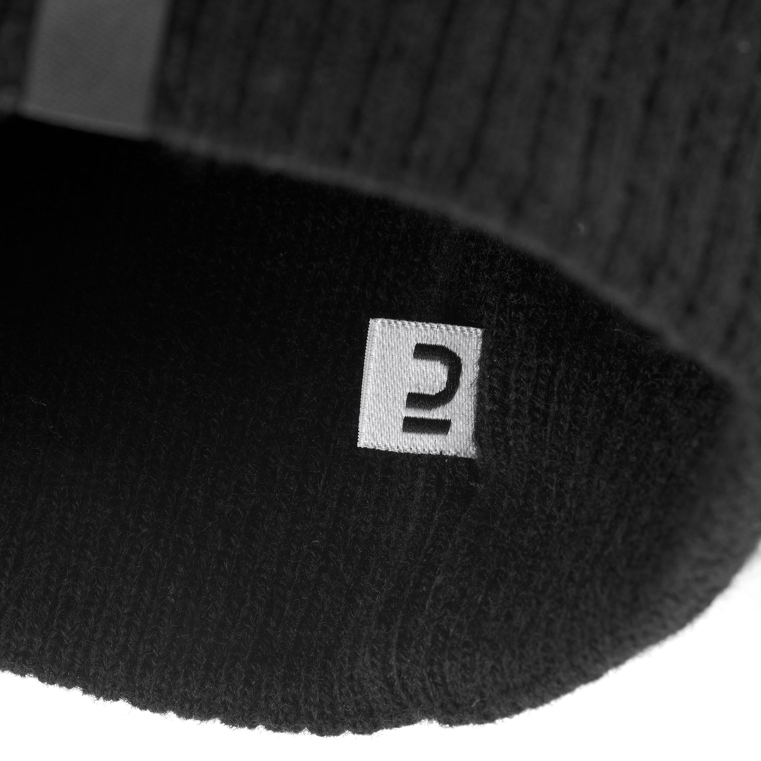 Simple Ski Hat – Black - WEDZE