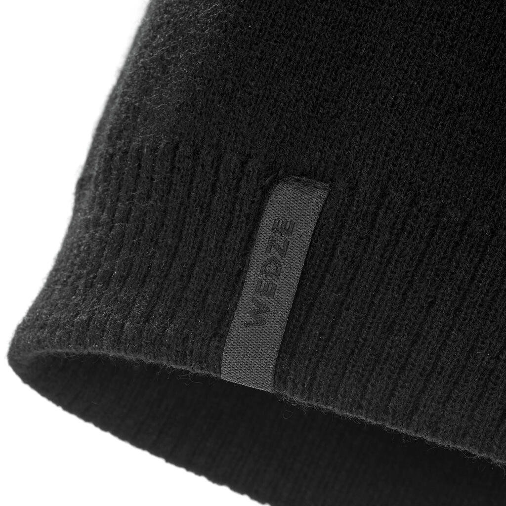 BONNET DE SKI ADULTE - SIMPLE - NOIR