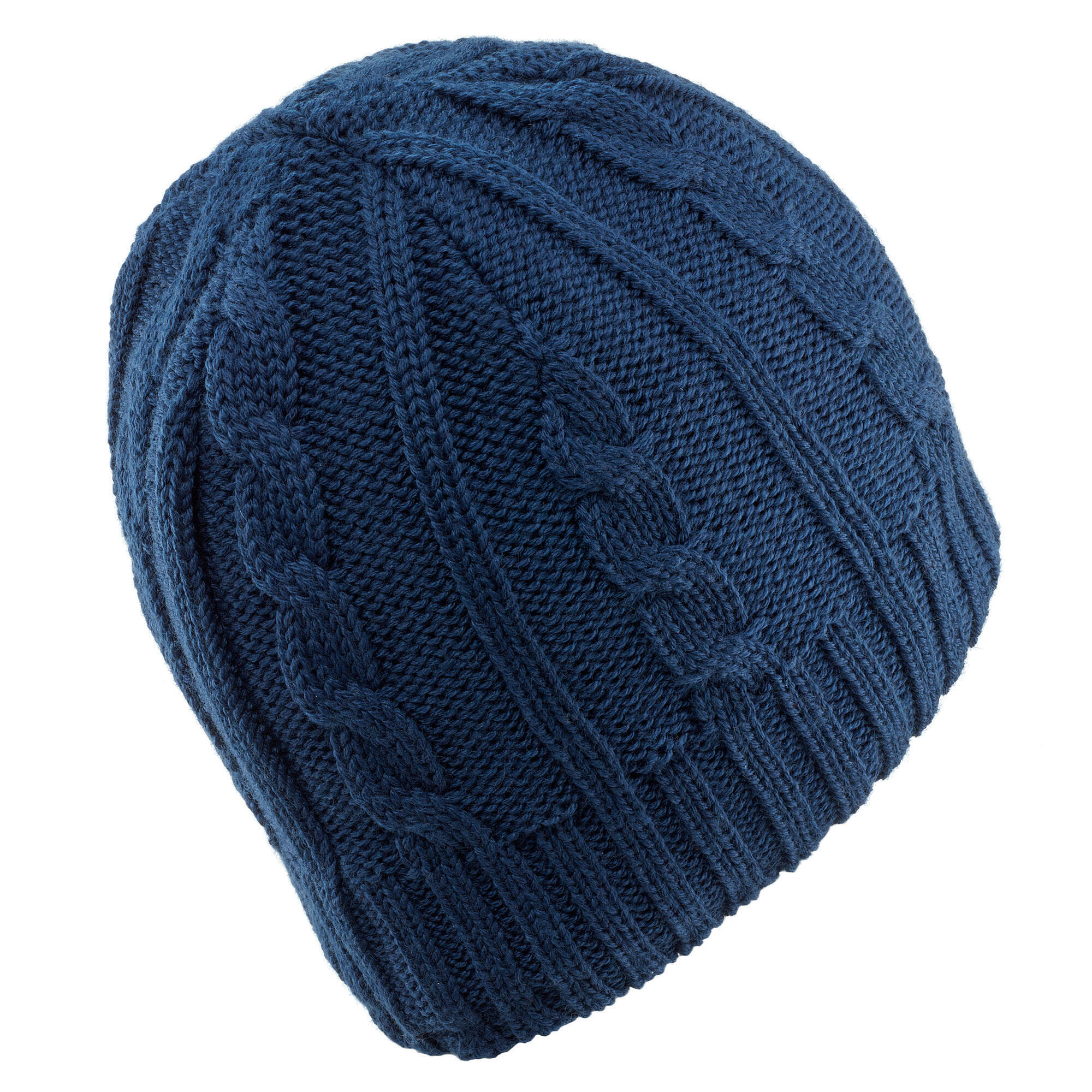 NAVY TWISTED CHILDREN'S SKI CAP