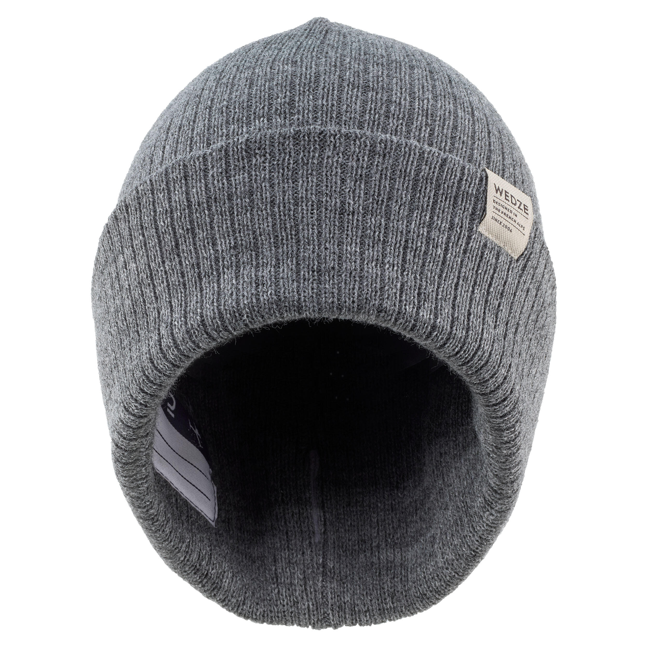 Kids' Ski Beanie - Fisherman Grey - WEDZE