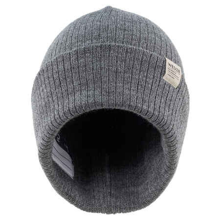 KIDS’ SKI HAT - FISHERMAN - GREY