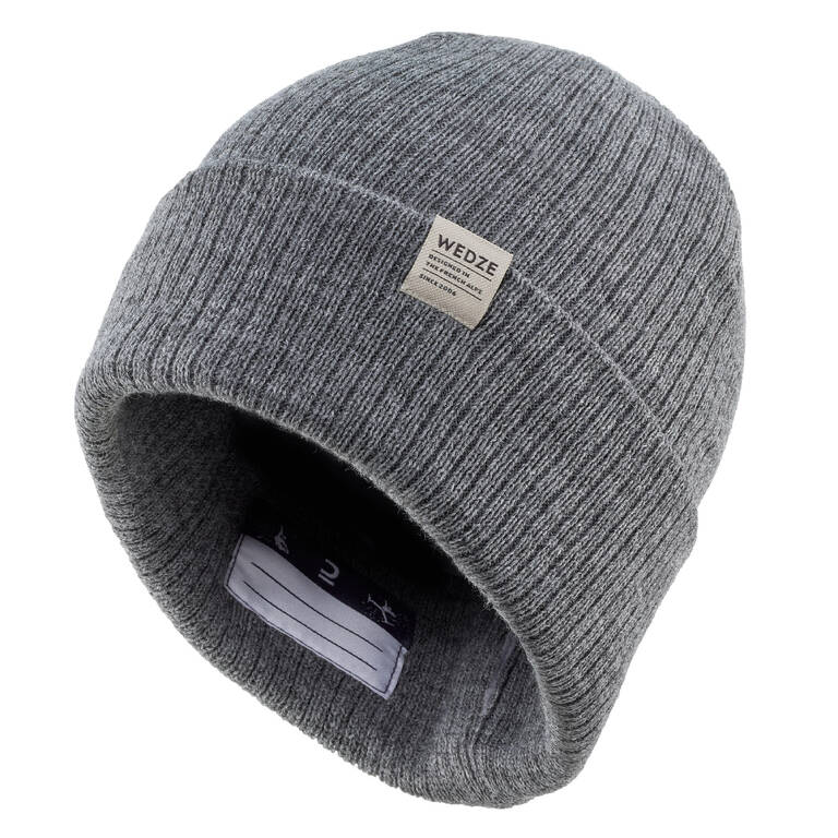 KIDS’ SKI HAT - FISHERMAN - GREY