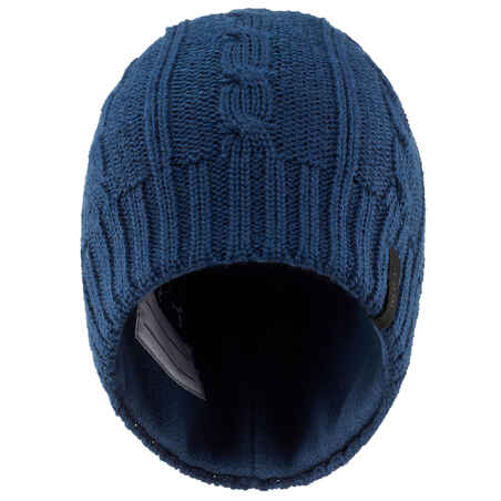 Kids’ Cable-Knit Ski Hat Navy