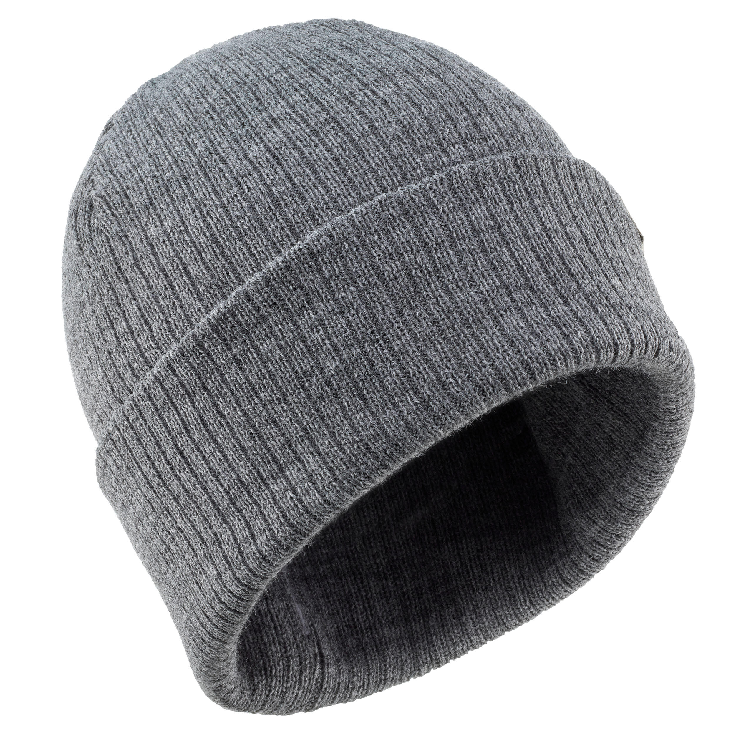 Kids' Warm Ski Beanie - Fisherman Grey - WEDZE