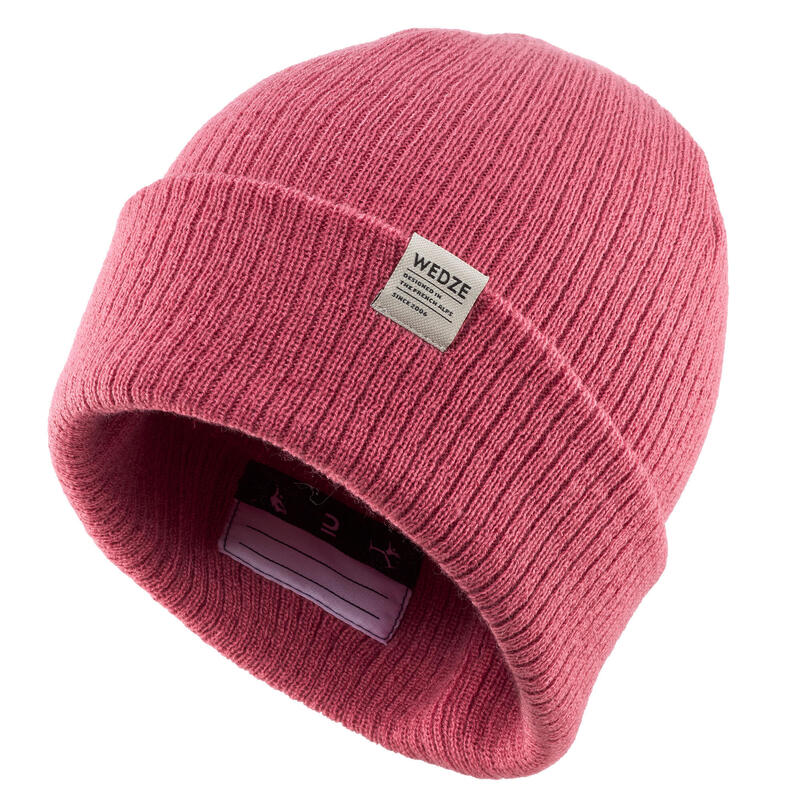 BONNET DE SKI ENFANT - FISHERMAN - VIEUX ROSE