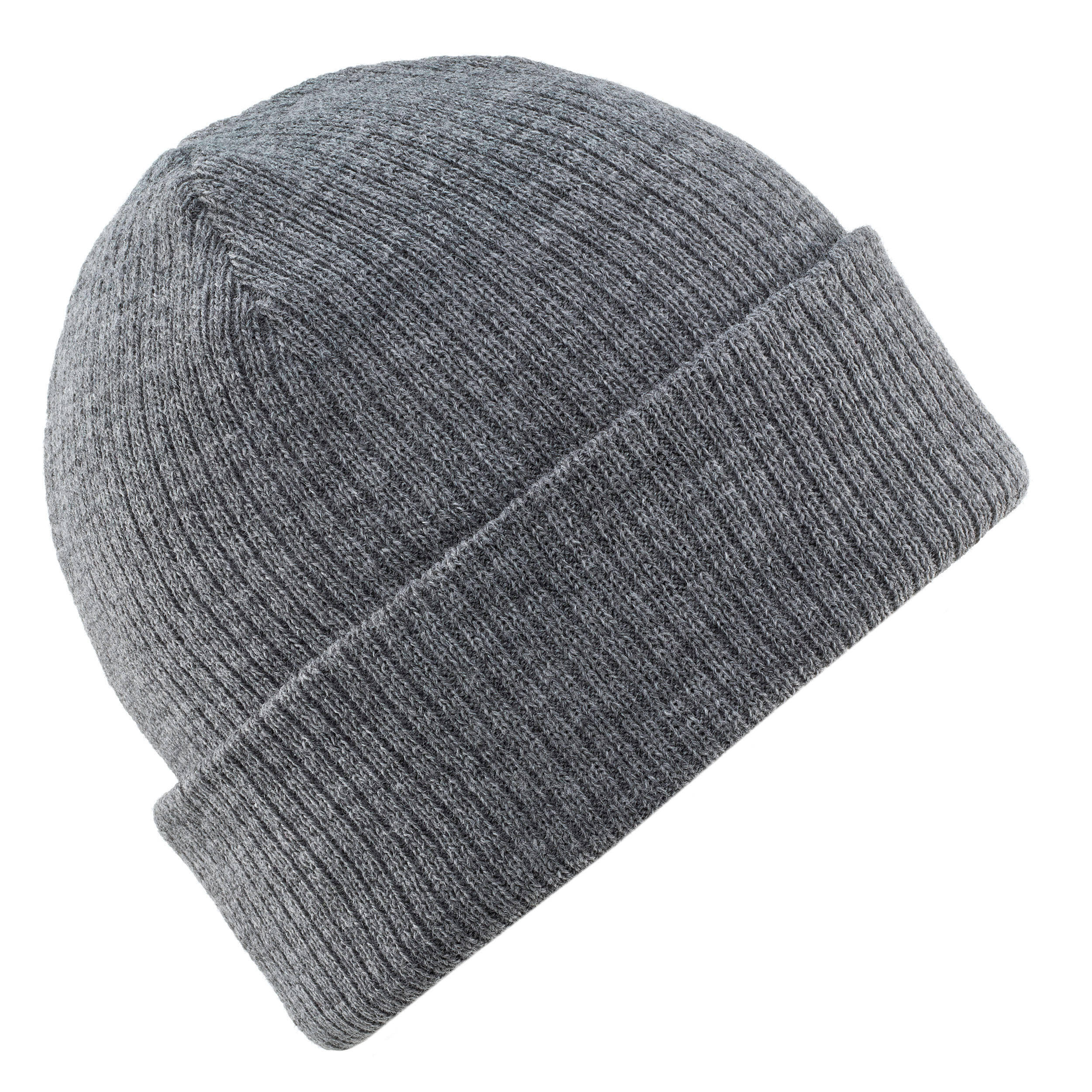 Kids' Skiing Beanie Hat FISHERMAN 500 - Grey -  2