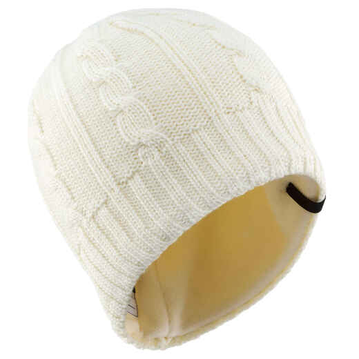 
      KIDS SKI HAT CABLE KNIT ECRU
  