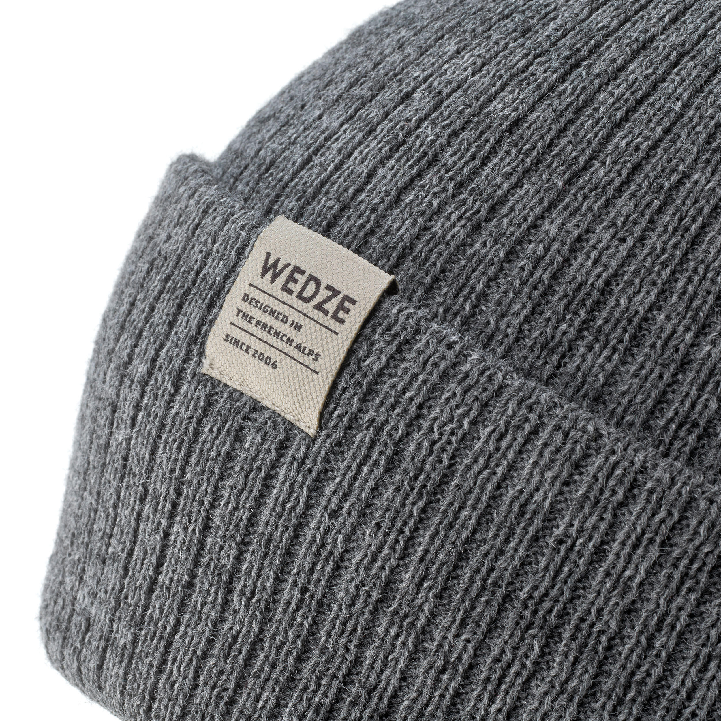 Kids' Ski Knit Beanie 100 - Grey