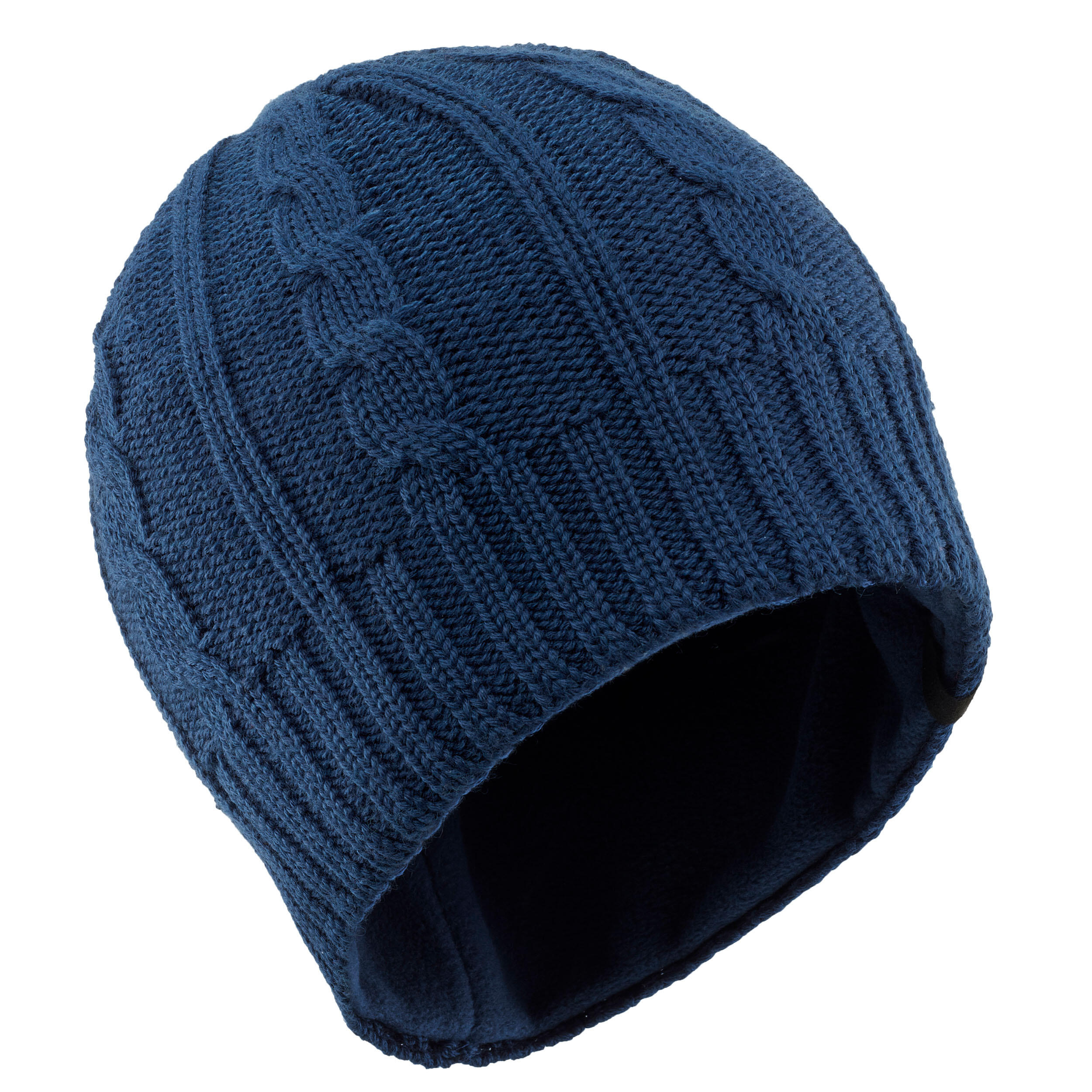 NAVY TWISTED CHILDREN'S SKI CAP