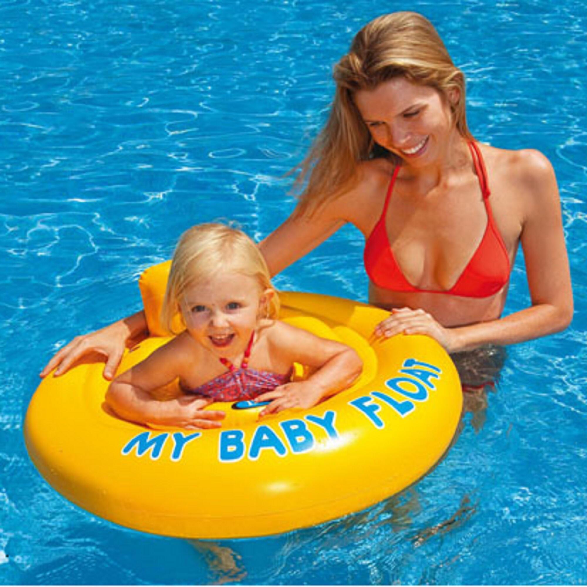 Bouee De Piscine Gonflable Avec Siege Pour Bebe Intex Decathlon