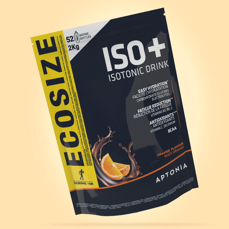 Isotonický nápoj ISO+ v prášku s pomerančovou příchutí 2 kg
