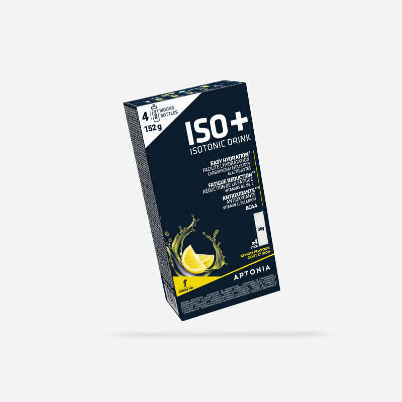 ИЗОТОНИЧНА НАПИТКА НА ПРАХ ISO+, 4 X 38 Г, ЛИМОН ИЗОТОНИЧНА НАПИТКА НА ПРАХ ISO+, 4 X 38 Г, ЛИМОН