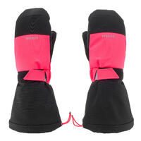 Neon roze dečje skijaške rukavice 550