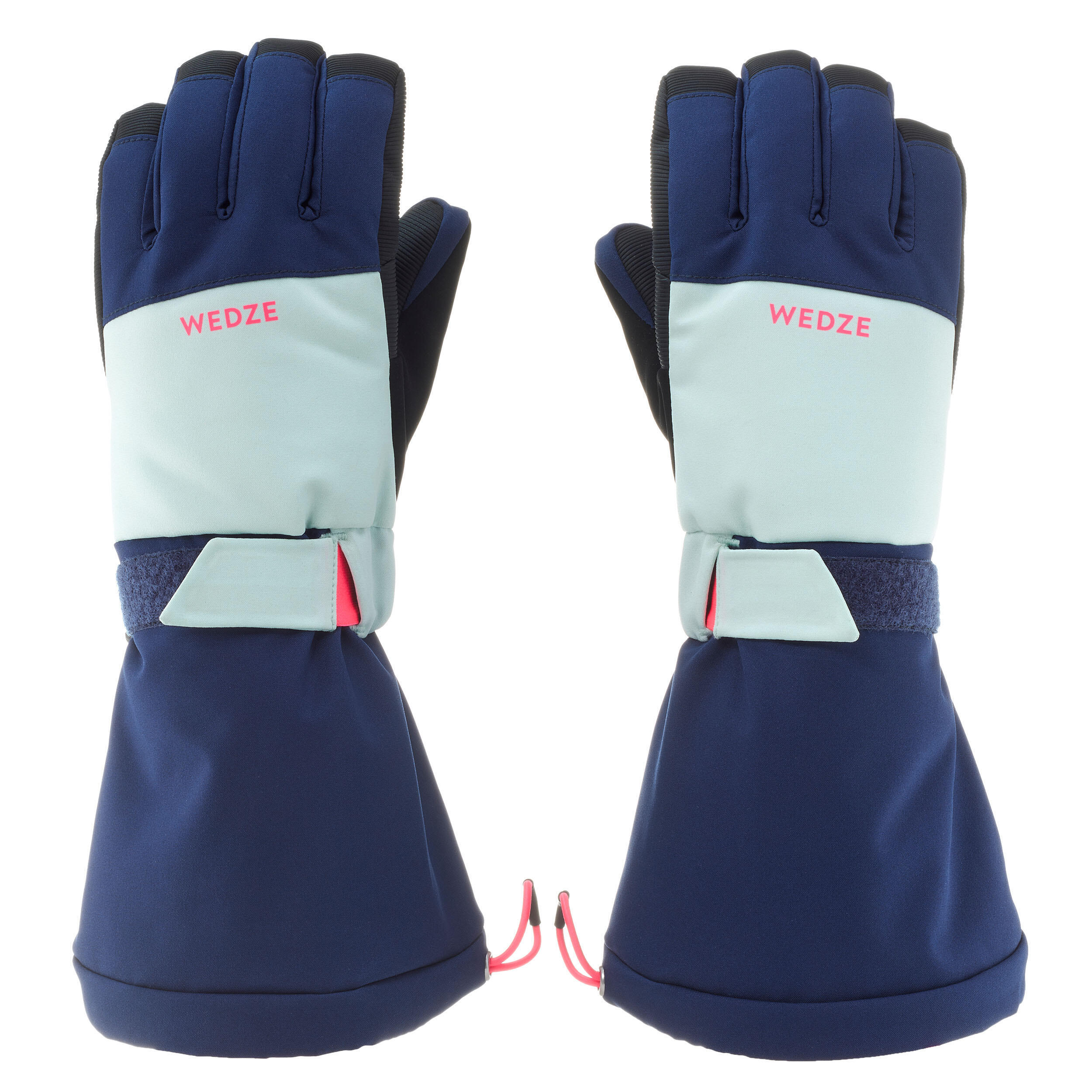 Guanti sci bambino 550 azzurri 3/6