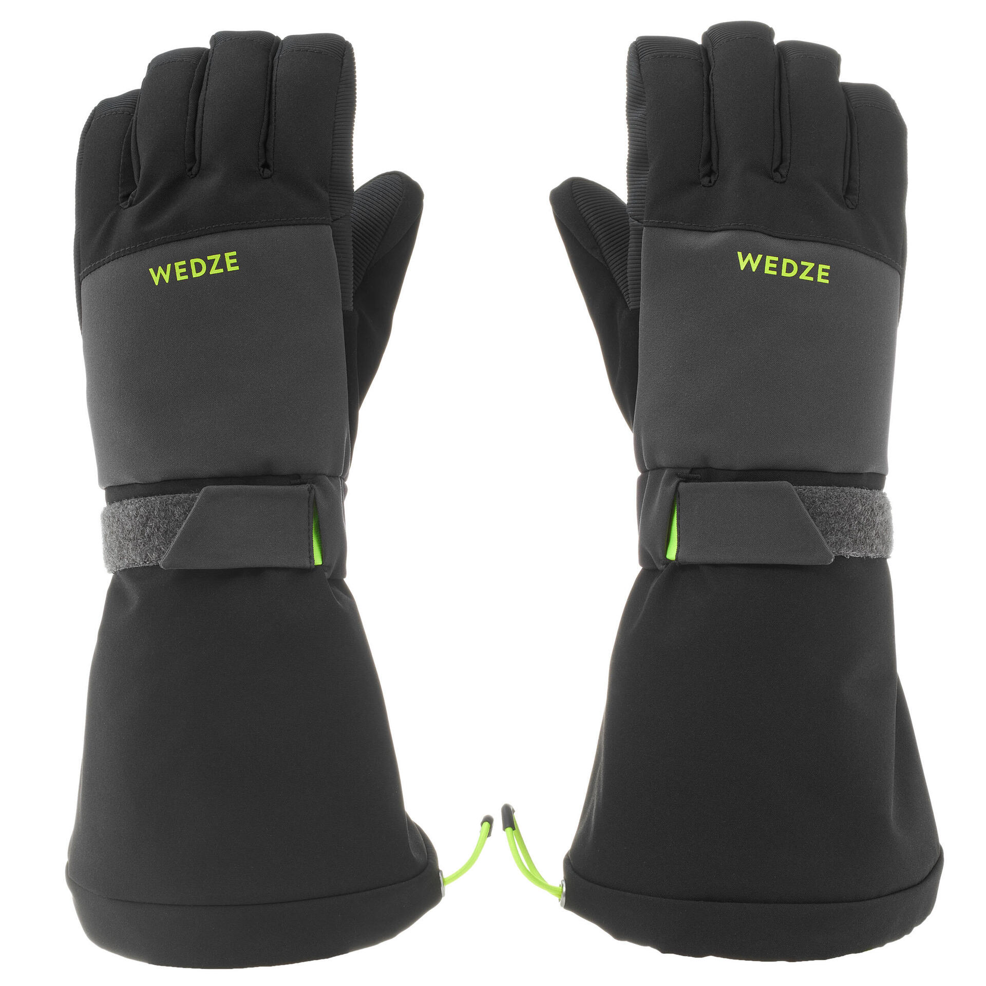 GANTS DE SKI ENFANT GL 500 NOIRS WED'ZE