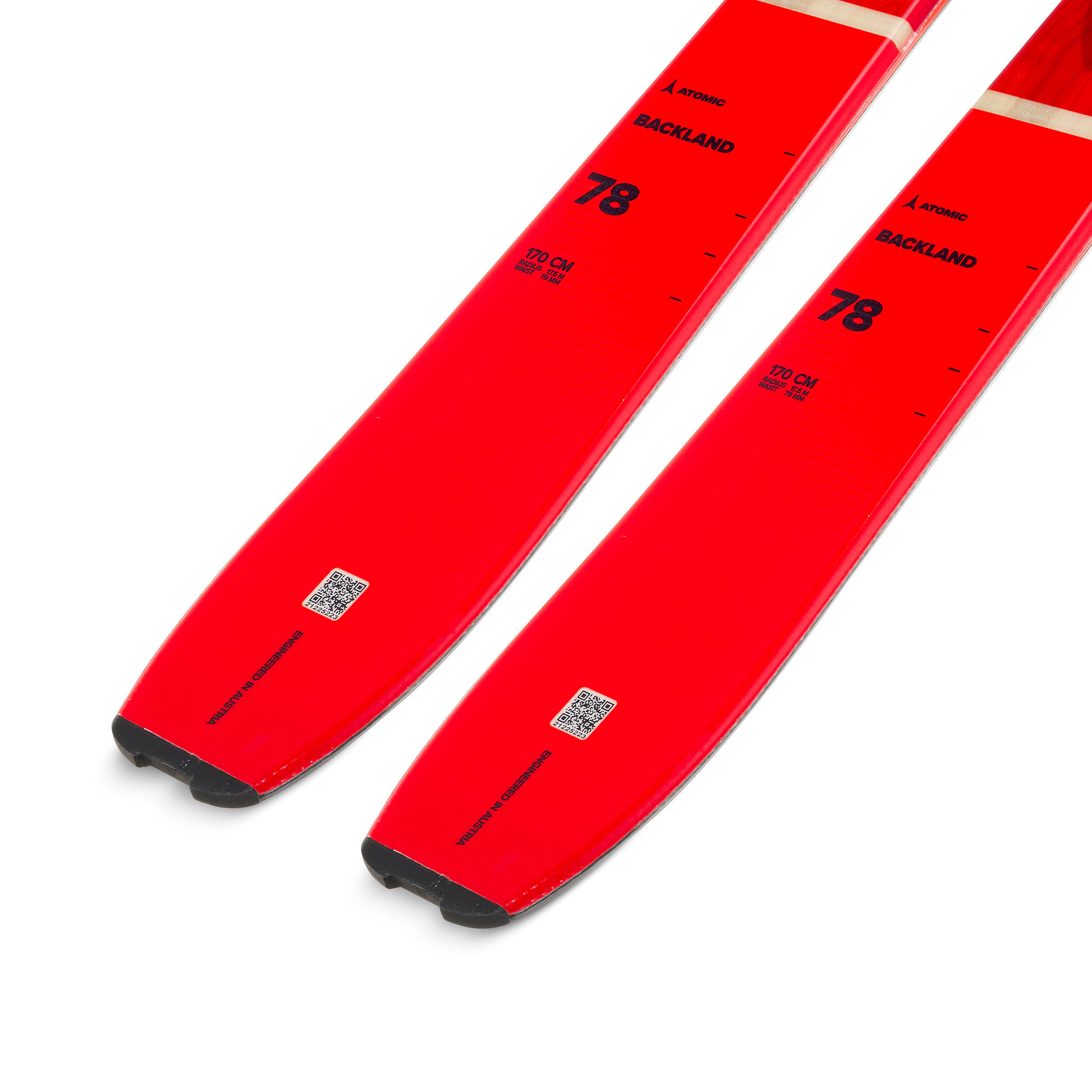 ATOMIC BACKLAND 78 HIKING SKIS + ATOMIC SKINS - Decathlon