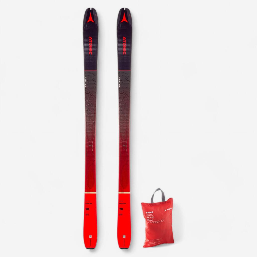 CROSS-COUNTRY SKIS ATOMIC BACKLAND 78  +SKINS