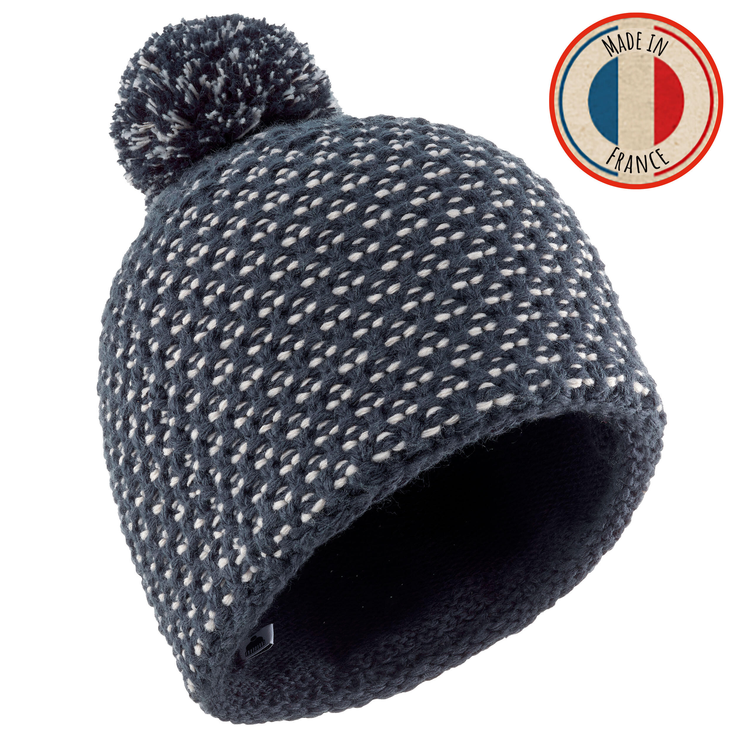 ADULT SKI CAP MADE IN FRANCE - TIMELESS - BLUE