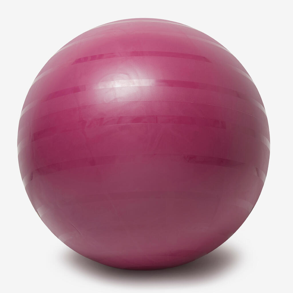 GYM BALL RÉSISTANT TAILLE 1 / 55 cm - ROSE