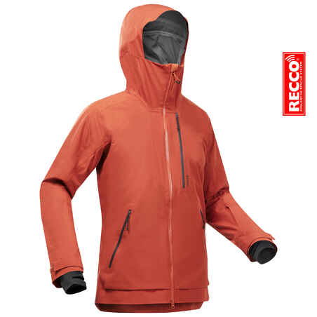 Skijaška jakna FR500 muška terakota 