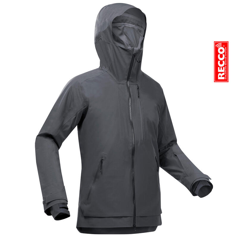 VESTE SKI HOMME - FR500 - GRIS ANTHRACITE