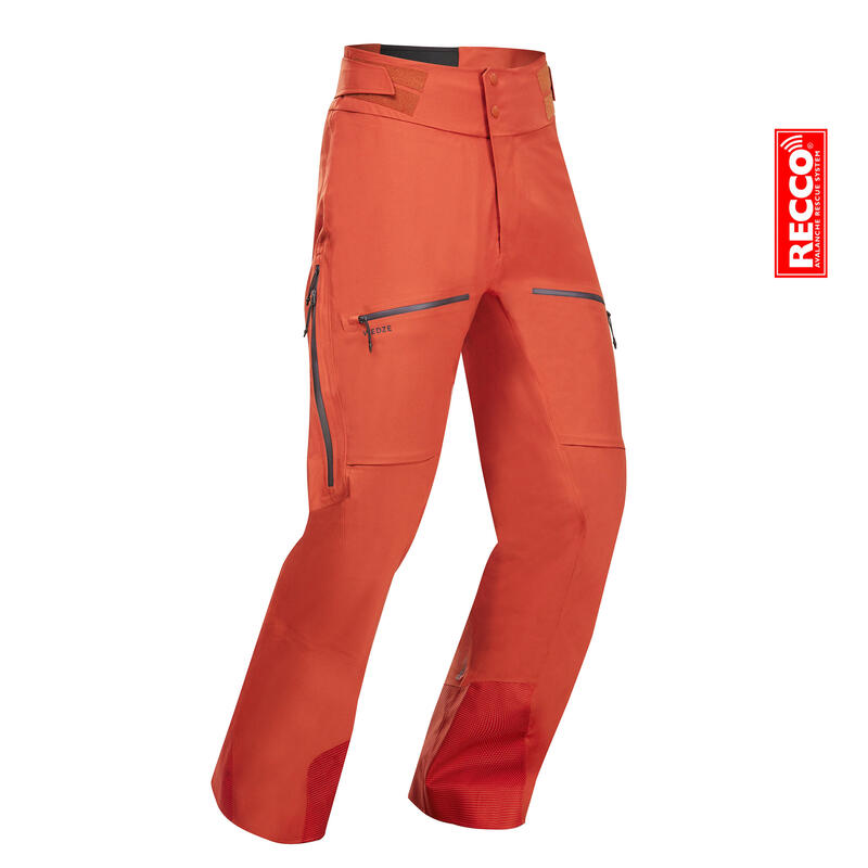 Pantalón de esquí freeride y nieve impermeable Hombre Wedze FR500