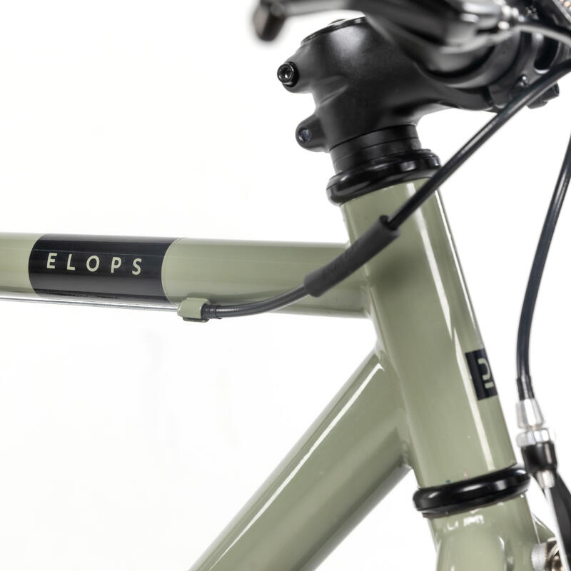 Single Speed / Fixie Elops Speed 500 Bike - Green