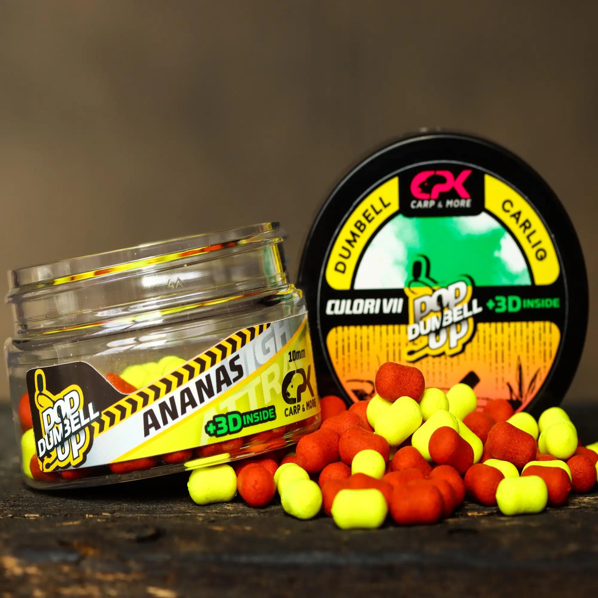 Pop-up Dumbell 3D Ananas 10mm 1/1